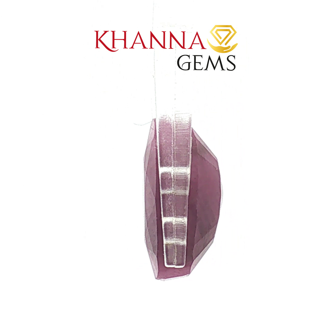 6.31/CT Natural Ruby Stone with Govt. Lab Certificate-137035