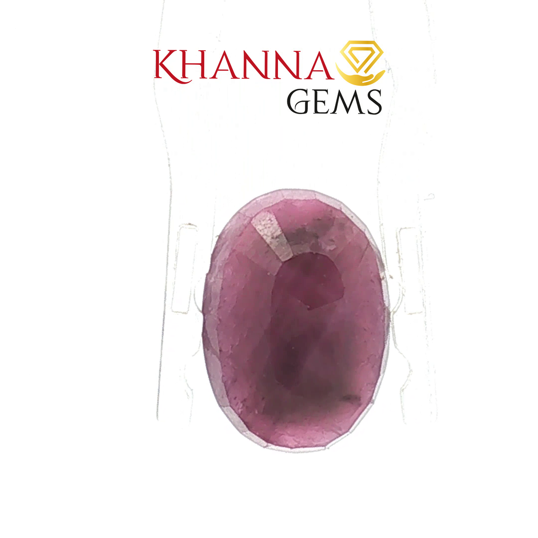 6.31/CT Natural Ruby Stone with Govt. Lab Certificate-137035