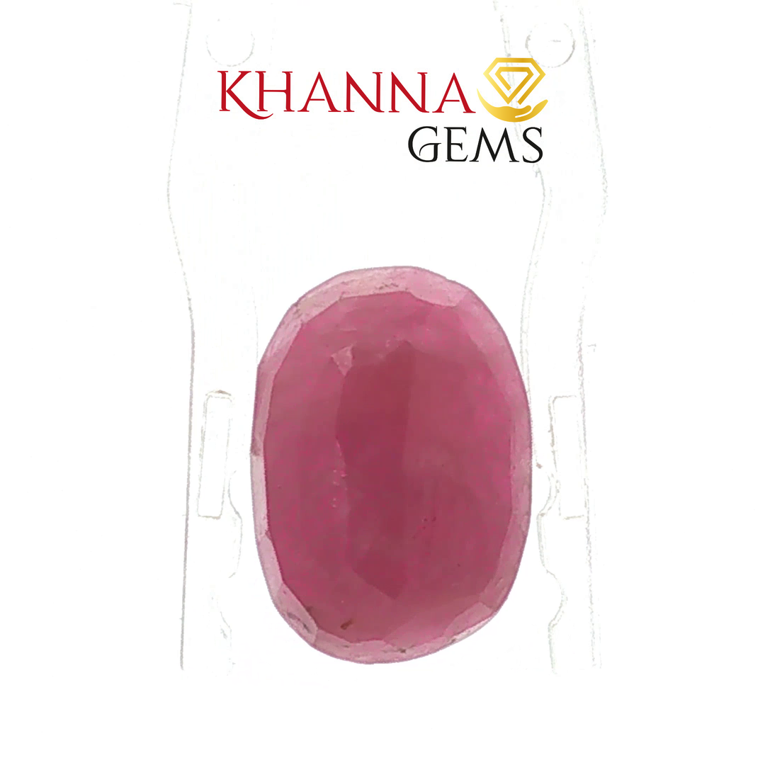 7.65/CT Natural Ruby Stone with Govt. Lab Certificate-5008D18249