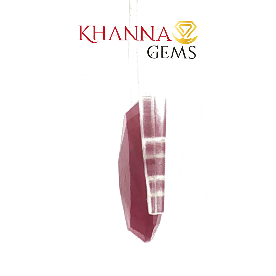 6.45/CT Natural Ruby Stone with Govt. Lab Certificate-128405