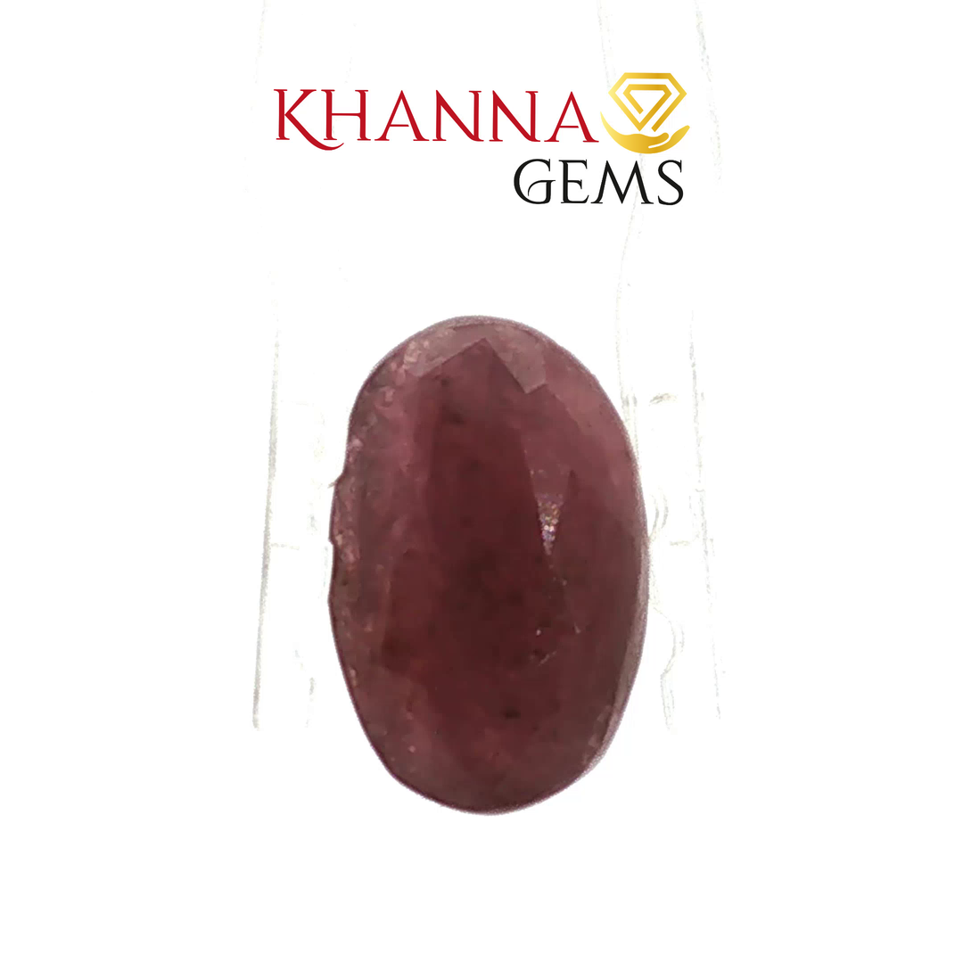 6.64/CT Natural Ruby Stone with Govt. Lab Certificate-137028