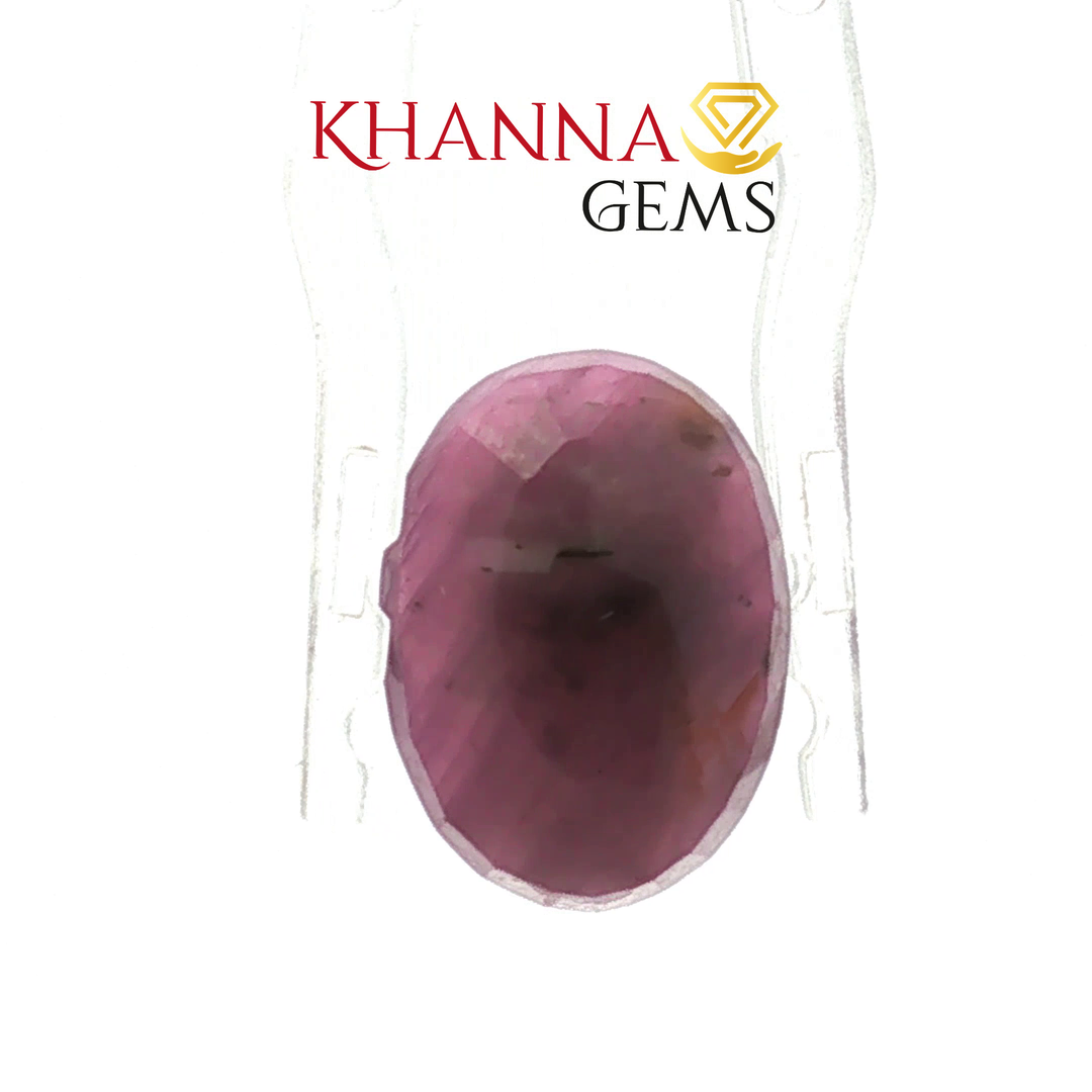 6.72/CT Natural Ruby Stone with Govt. Lab Certificate-137031