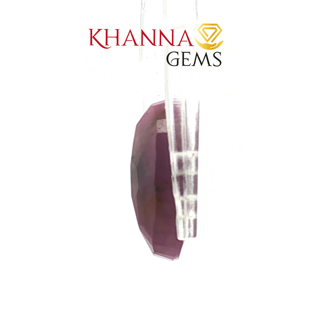 6.72/CT Natural Ruby Stone with Govt. Lab Certificate-137031