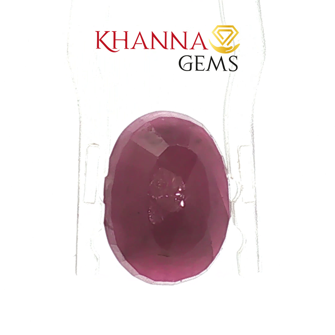 6.58/CT Natural Ruby Stone with Govt. Lab Certificate-2396D7228