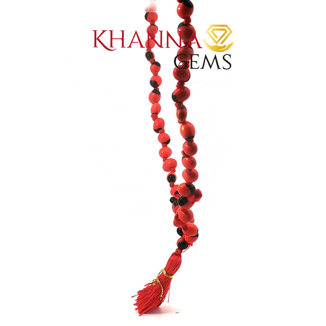 GUNJA MALA/RED GUNJA MALA/CHIRMI MALA/LAL RATTI MALA