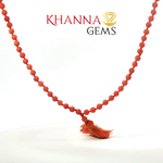 Load image into Gallery viewer, 76.06 CARAT NATURAL RED CORAL BEADS MALA