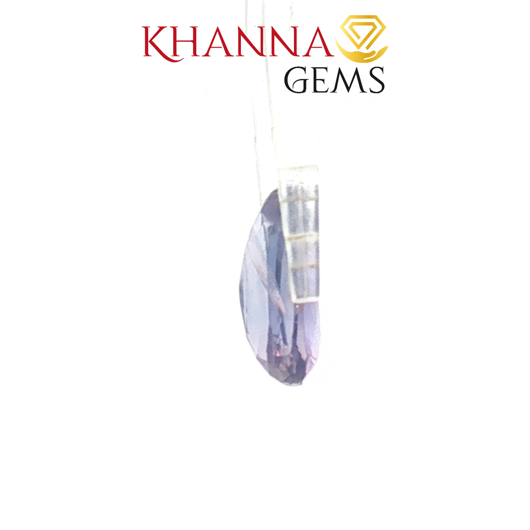 3.37/CT Natural Purple Sapphire Stone with Govt. Lab Certificate-71591