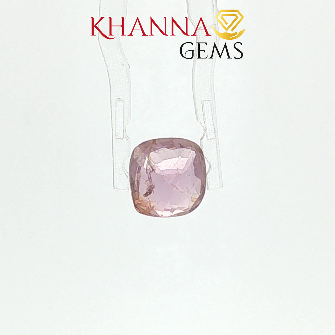 2.76/CT Natural Purple Sapphire Stone with Govt. Lab Certificate-91010