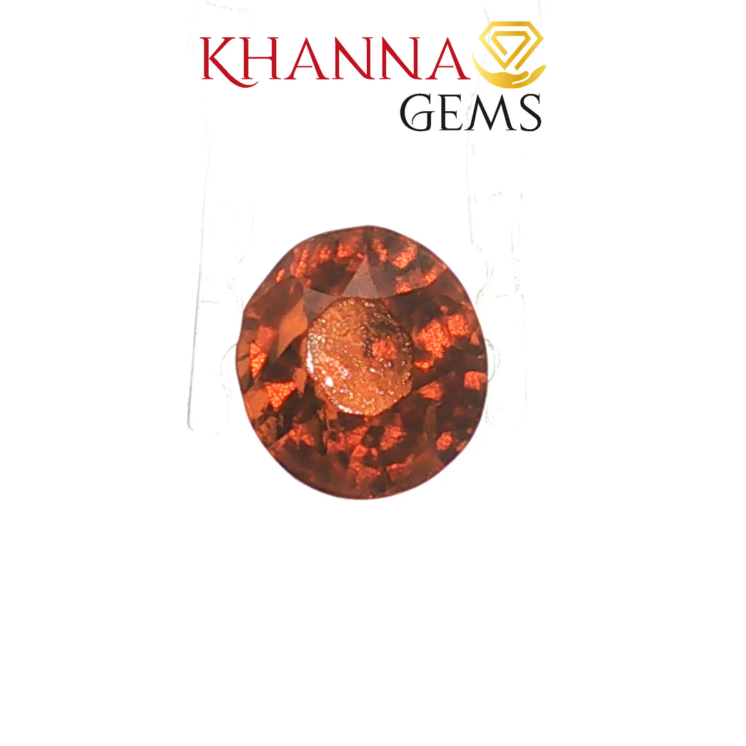 5.53/CT Natural Hessonite Stone with Govt. Lab Certificate-107542