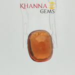 Load image into Gallery viewer, 7.37/CT Natural Hessonite Stone with Govt. Lab Certificate-2186D6061