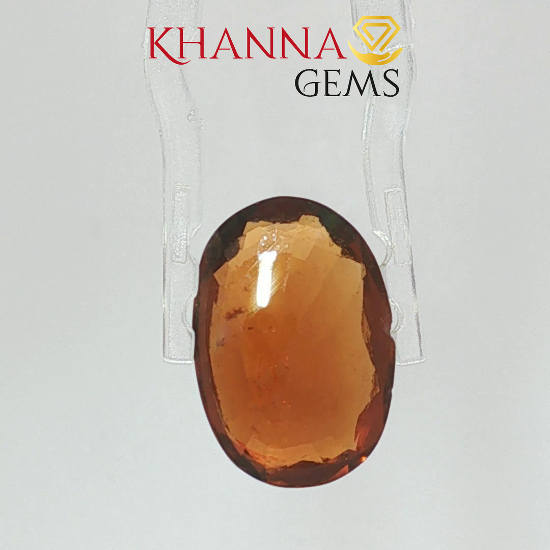7.62/CT Natural Hessonite Stone with Govt. Lab Certificate-125159