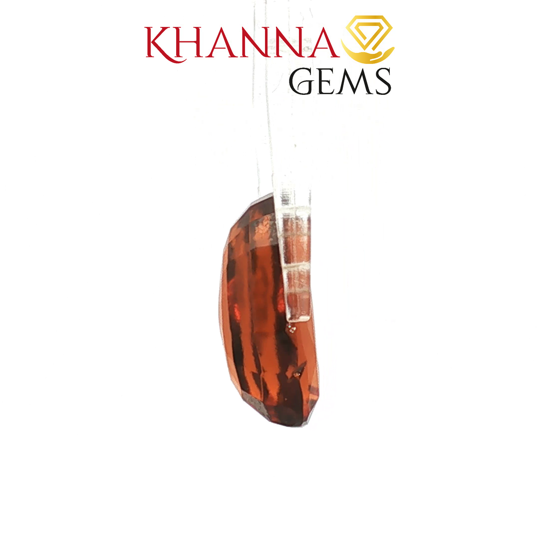 8.56/CT Natural Hessonite Stone with Govt. Lab Certificate-2186D6055