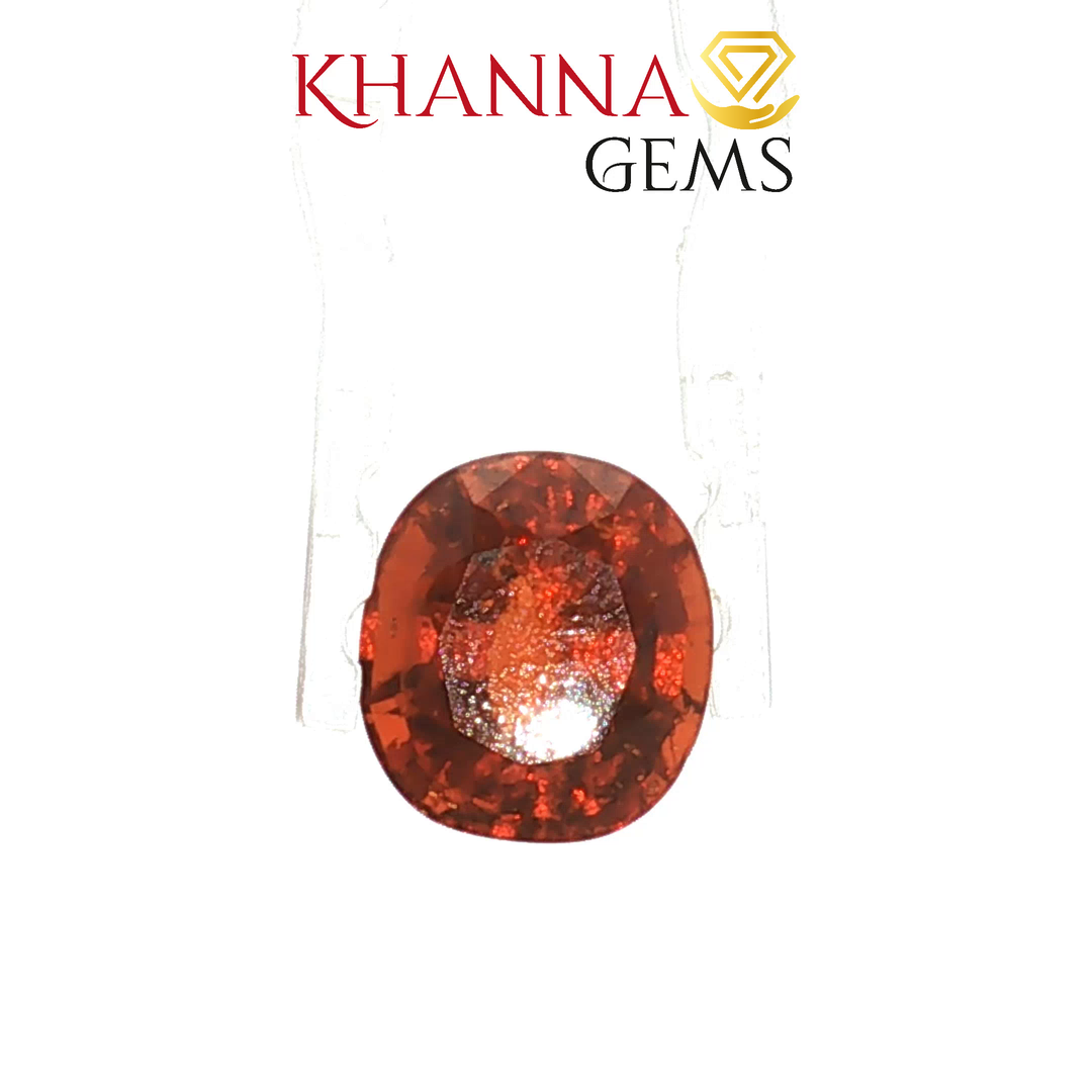 5.23/CT Natural Hessonite Stone with Govt. Lab Certificate-3110D10350