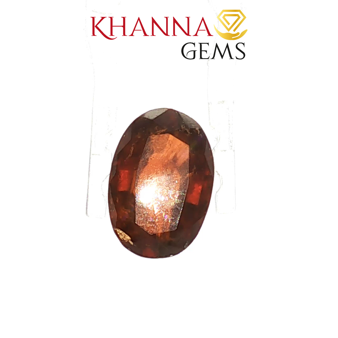 4.29/CT Natural Hessonite Stone with Govt. Lab Certificate-86232