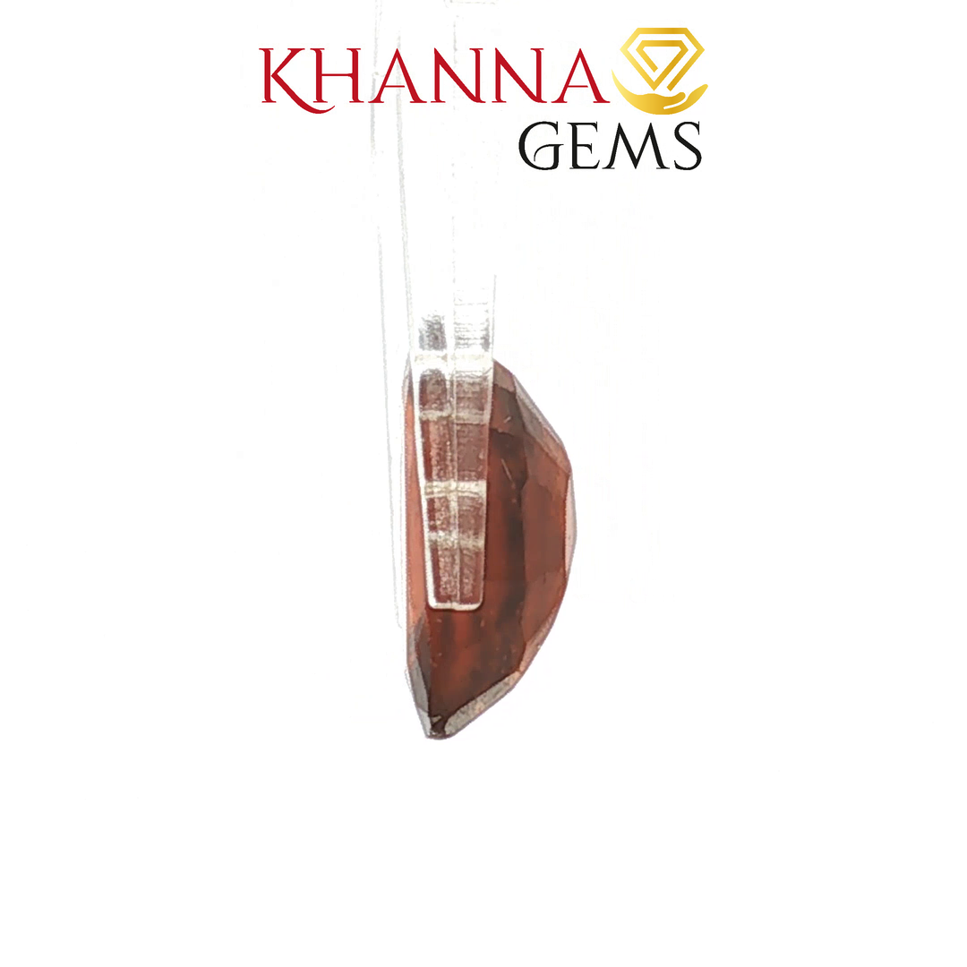 4.29/CT Natural Hessonite Stone with Govt. Lab Certificate-86232