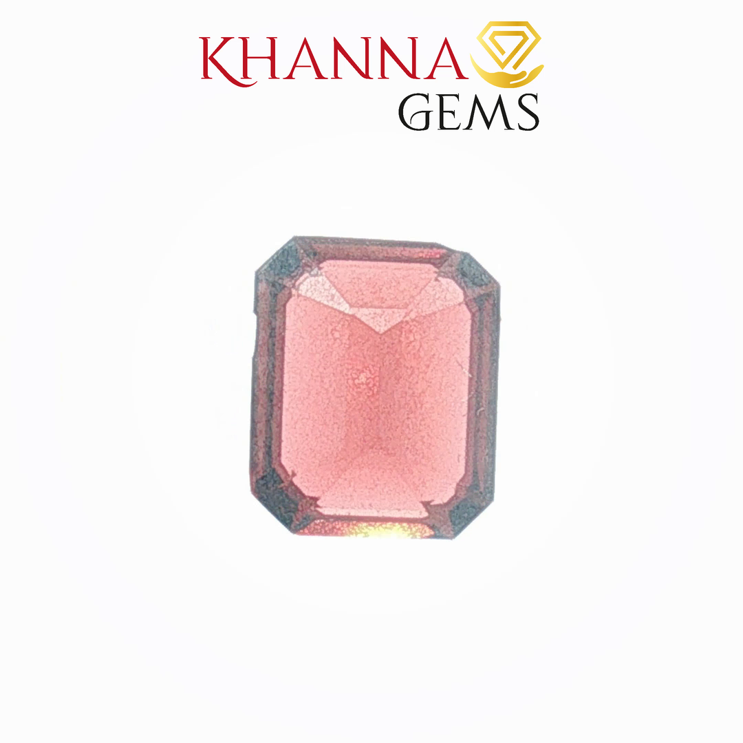 6.47/CT Natural Rhodolite Garnet Stone with Govt Lab Certificate-12061D48985