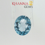 Load image into Gallery viewer, 5.28/CT Natural Blue Topaz Stone with Govt Lab Certificate-138027