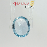 Load image into Gallery viewer, 5.28/CT Natural Blue Topaz Stone with Govt Lab Certificate-138027