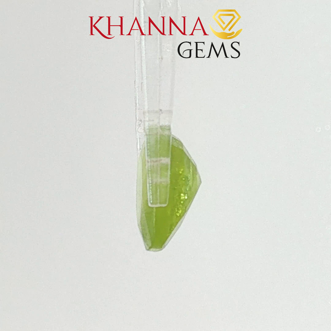 3.12/CT Natural Peridot Stone With Govt. Lab Certificate-2586D8095
