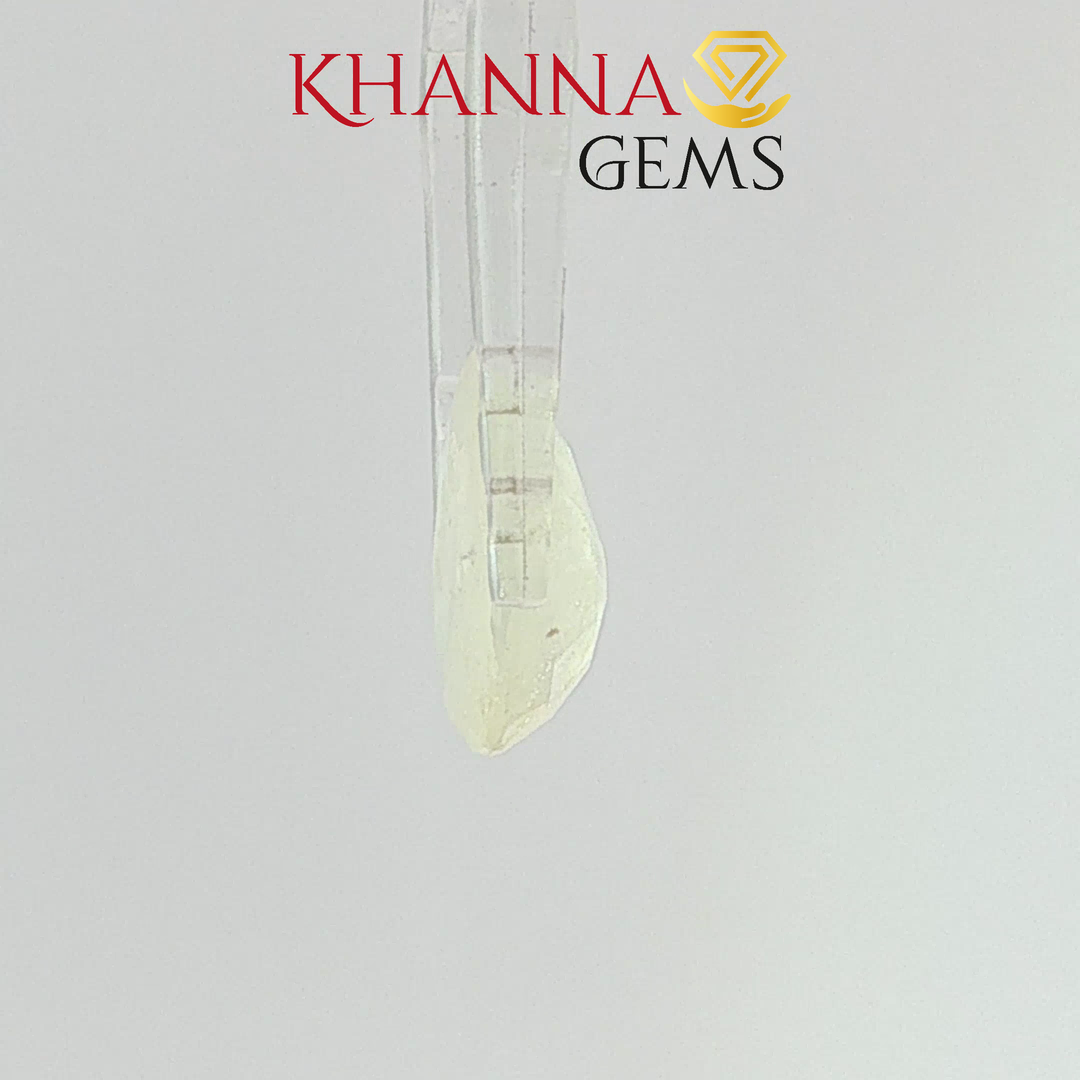 3.84/CT Natural Yellow Sapphire With Govt Lab Certificate-2305D6672