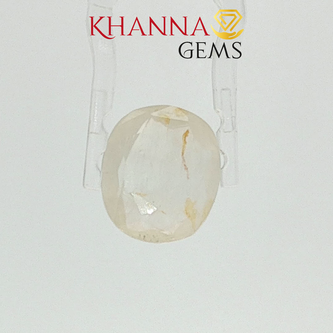 6.68/CT Natural Yellow Sapphire With Govt Lab Certificate-131082D54108