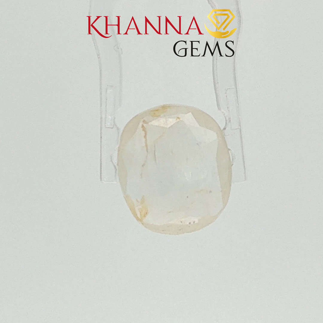 6.68/CT Natural Yellow Sapphire With Govt Lab Certificate-131082D54108