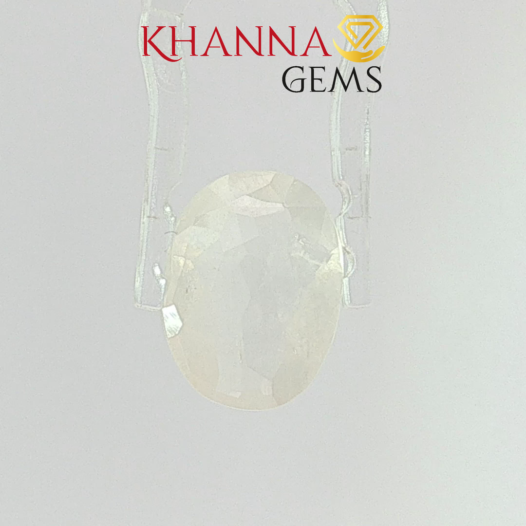 5.79/CT Natural Yellow Sapphire With Govt Lab Certificate-13182D54114