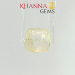 Load image into Gallery viewer, 5.61/CT Natural Yellow Sapphire With Govt Lab Certificate-13316D54366