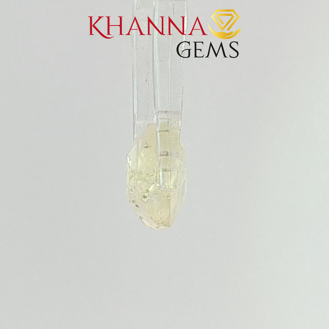5.61/CT Natural Yellow Sapphire With Govt Lab Certificate-13316D54366
