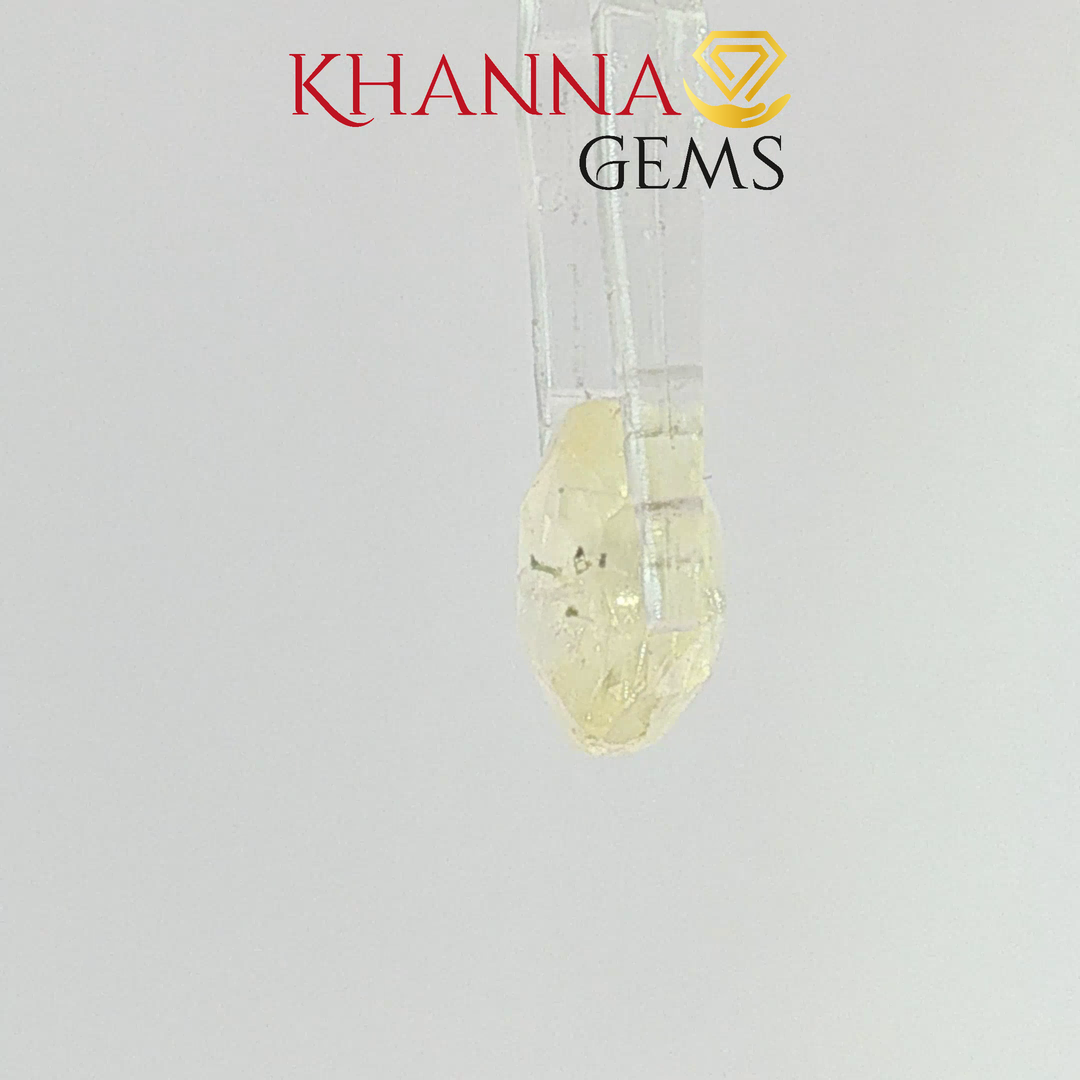 5.61/CT Natural Yellow Sapphire With Govt Lab Certificate-13316D54366