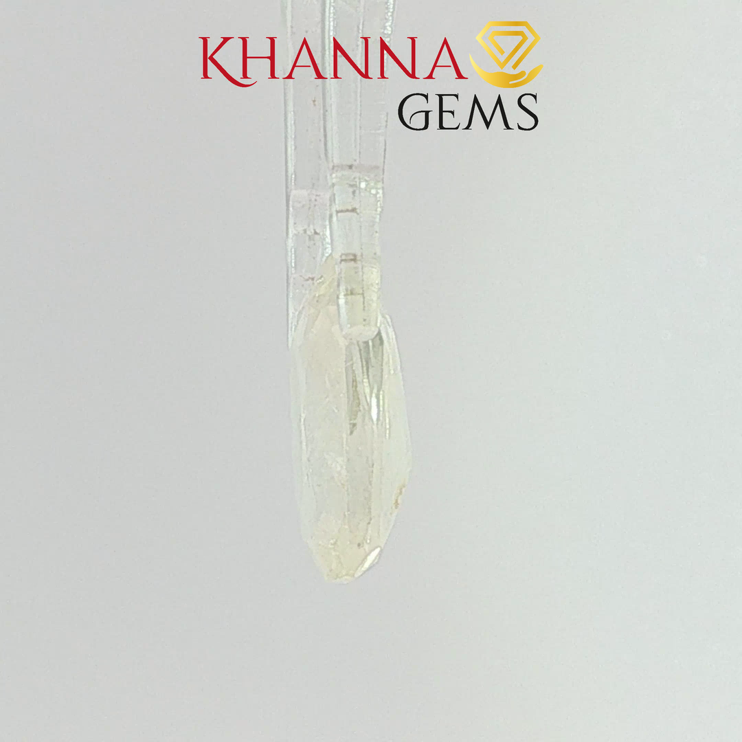 6.76/CT Natural Yellow Sapphire with Govt Lab Certificate-13316D54364