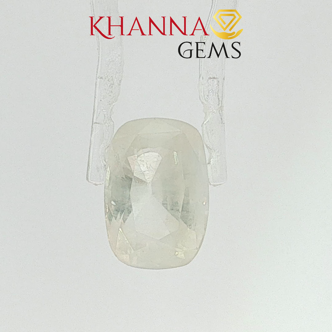 7.47/CT Natural Yellow Sapphire with Govt Lab Certificate-135524