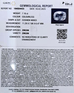 Load image into Gallery viewer, 7.16/CT Natural Zircon with Govt. Lab certificate-(3441)
