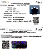 Load image into Gallery viewer, 8.58/CT Natural Blue Sapphire with Govt Lab Certified (2331)
