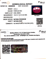 Load image into Gallery viewer, 4.52/CT Natural Mozambique Ruby with Govt. Lab Certificate-RUBY9T
