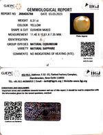 Load image into Gallery viewer, 8.31/CT Natural Ceylonese Pukhraj with Govt Lab Certificate-4551
