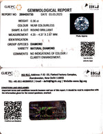 Load image into Gallery viewer, 0.36/Cents Natural Diamond With Govt. Lab Certificate (85000)
