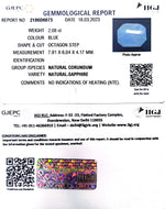 Load image into Gallery viewer, 2.08/CT Natural Blue Sapphire with Govt Lab Certificate (6771)
