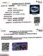 Load image into Gallery viewer, 2.20/CT Natural White Sapphire with Govt Lab Certificate-2305D6689