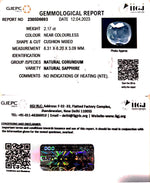 Load image into Gallery viewer, 2.17/CT Natural White Sapphire with Govt Lab Certificate-2305D6693