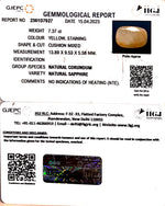 Load image into Gallery viewer, 7.37/CT Natural Ceylonese Pukhraj with Govt Lab Certificate-6771
