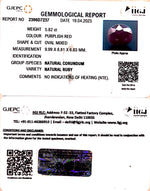 Load image into Gallery viewer, 5.82/CT Natural Ruby Stone with Govt. Lab Certificate-2396D7237