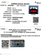 Load image into Gallery viewer, 8.51/CT Natural Hessonite Stone with Govt. Lab Certificate-2470D7508