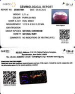 Load image into Gallery viewer, 5.71/CT Natural Neo Burma Ruby with Govt. Lab Certificate (4551)
