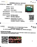 Load image into Gallery viewer, 6.32/CT Natural Panna Stone with Govt. Lab Certificate (16650)
