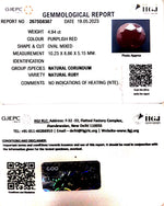 Load image into Gallery viewer, 4.94/CT Natural Neo Burma Ruby with Govt. Lab Certificate (3441)

