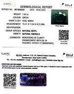 Load image into Gallery viewer, 7.64/CT Natural Panna Stone with Govt. Lab Certificate (23310)
