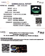Load image into Gallery viewer, 4.01/CT Natural Panna Stone with Govt. Lab Certificate (23310)
