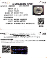 Load image into Gallery viewer, 8.37/CT Natural Ceylonese Pukhraj with Govt Lab Certificate (YELSA9T)
