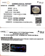 Load image into Gallery viewer, 3.91/CT Natural Ceylonese Pukhraj with Govt Lab Certificate (6771)
